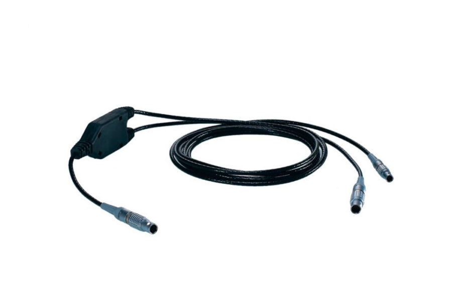Cabo de alimentação tipo Y Leica GEV215 para dois instrumentos