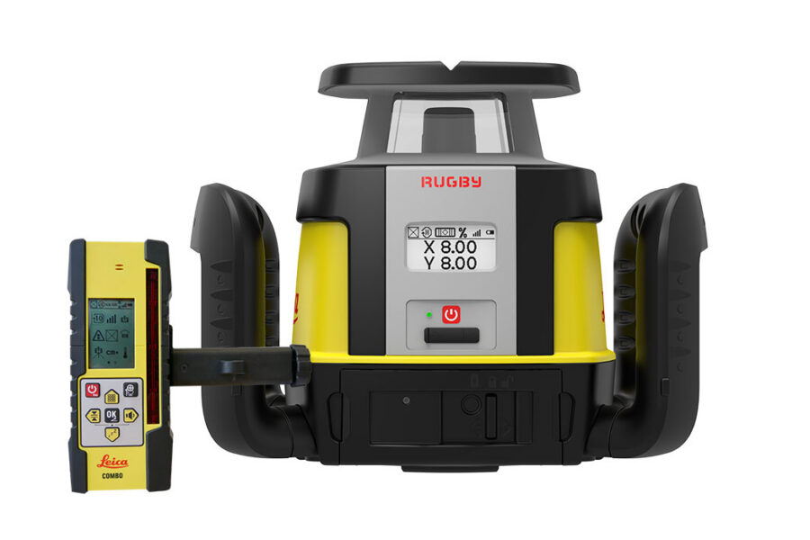 Nível laser Leica Rugby CLH-CLX300 com receptor CLC COMBO