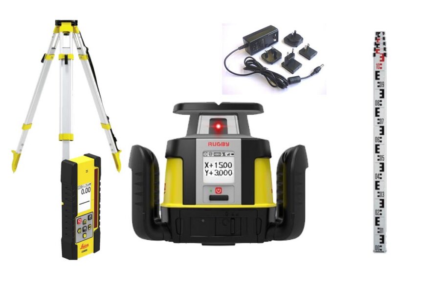 PACK nível laser inclinação dupla e horizontal Leica com CLC combo