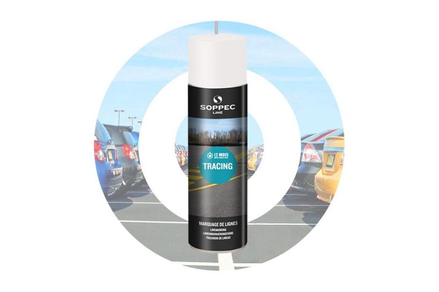 Spray marcador de linhas industrial TRACING SOPPEC Branco