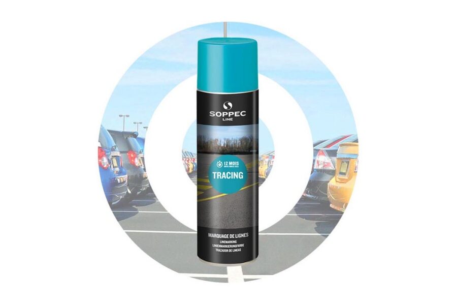 Spray marcador de linhas industrial TRACING SOPPEC Azul