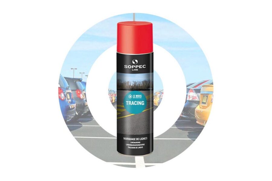 Spray marcador de linhas industrial TRACING SOPPEC Vermelho