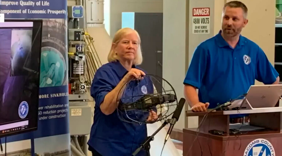 Inspeção de esgotos com Flybotix Asio X