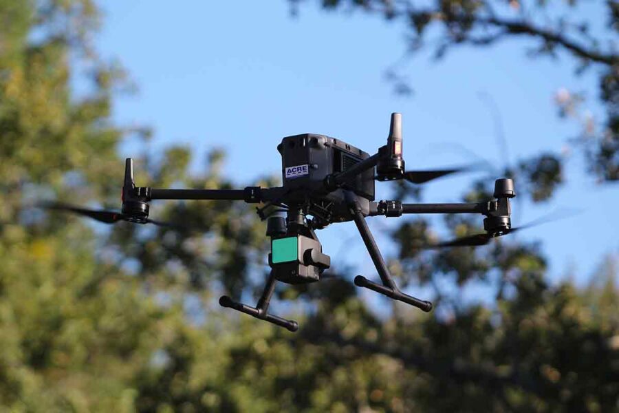 LiDAR DJI Zenmuse L2 no pinhal de Valsaín para gestão florestal precisa