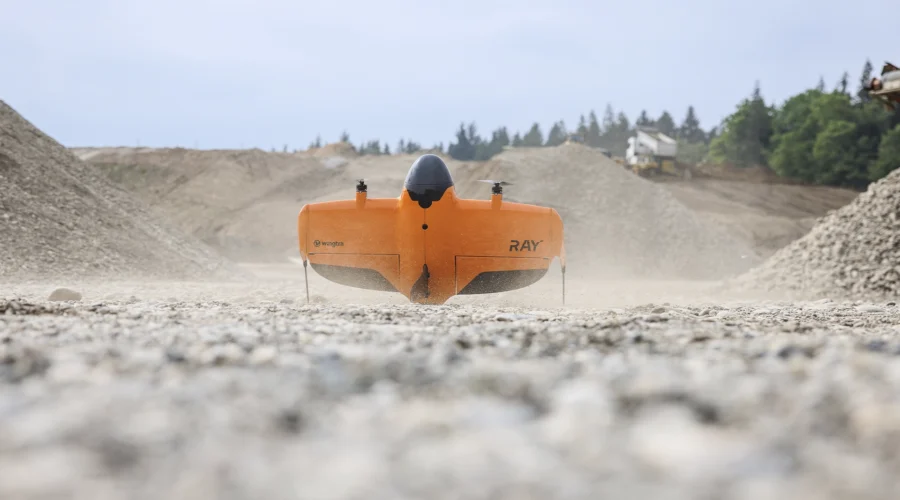 WingtraRAY drone de asa fixa classe C6: O novo padrão em cartografia aérea