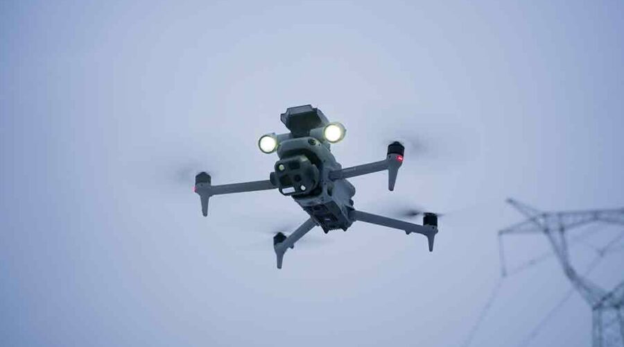 Imagem térmica do DJI Matrice 4