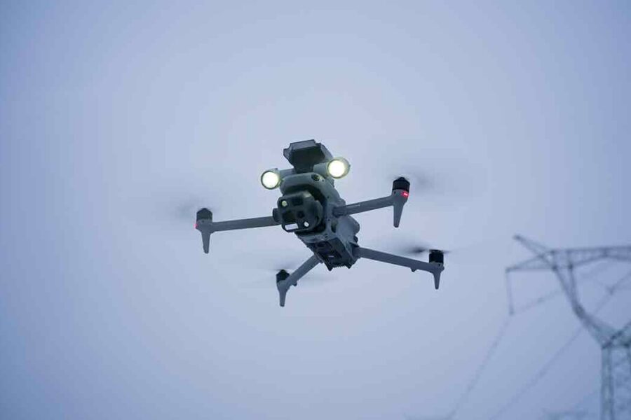 Imagem térmica do DJI Matrice 4