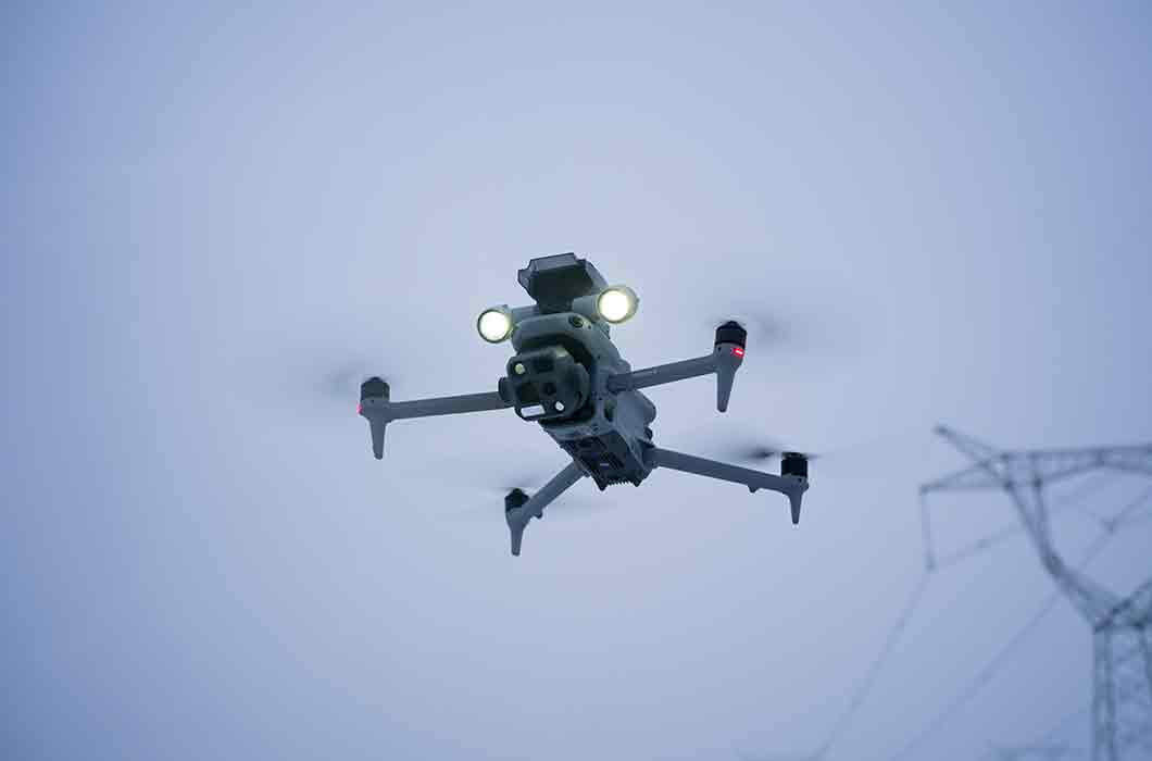 Imagem térmica do DJI Matrice 4: Precisão e segurança em condições de baixa visibilidade