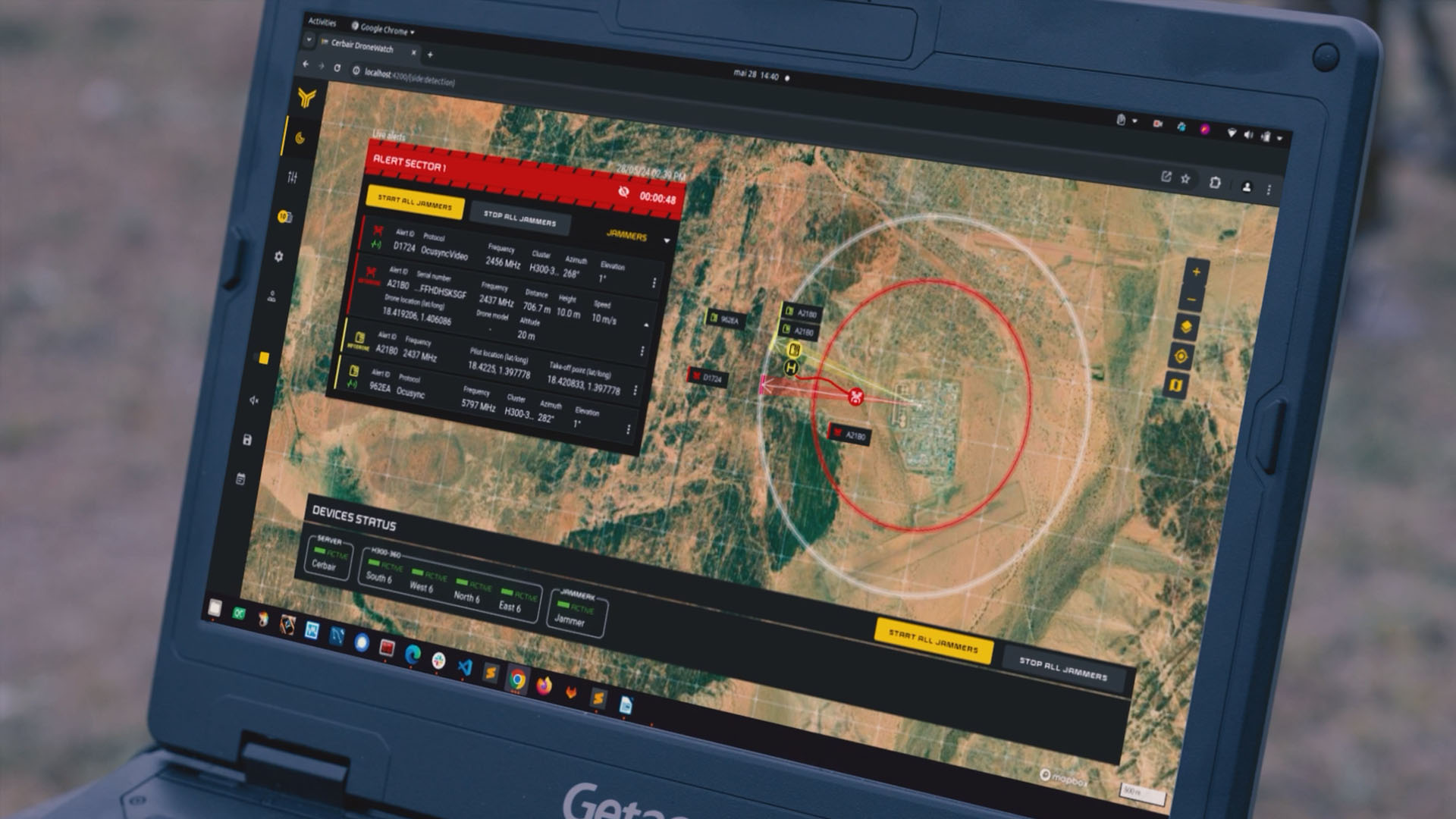 Como reage a um drone não autorizado