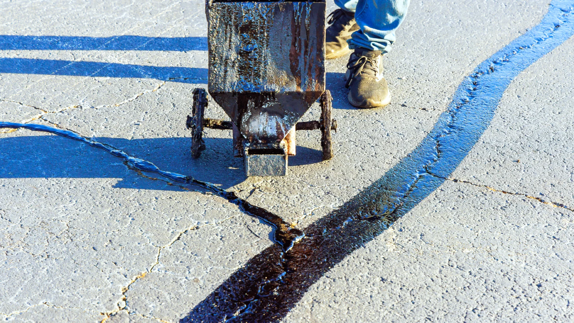 O escoamento está como deveria... ou você está a criar buracos