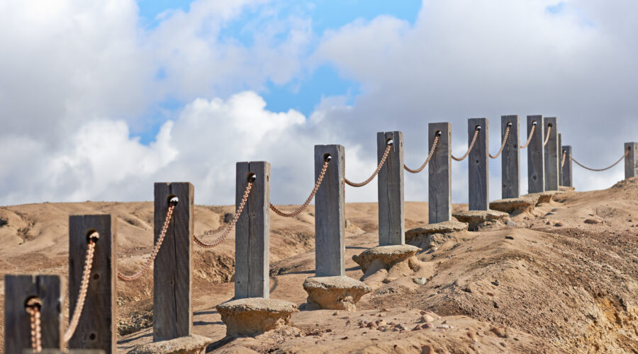 Estacas de madeira para obra