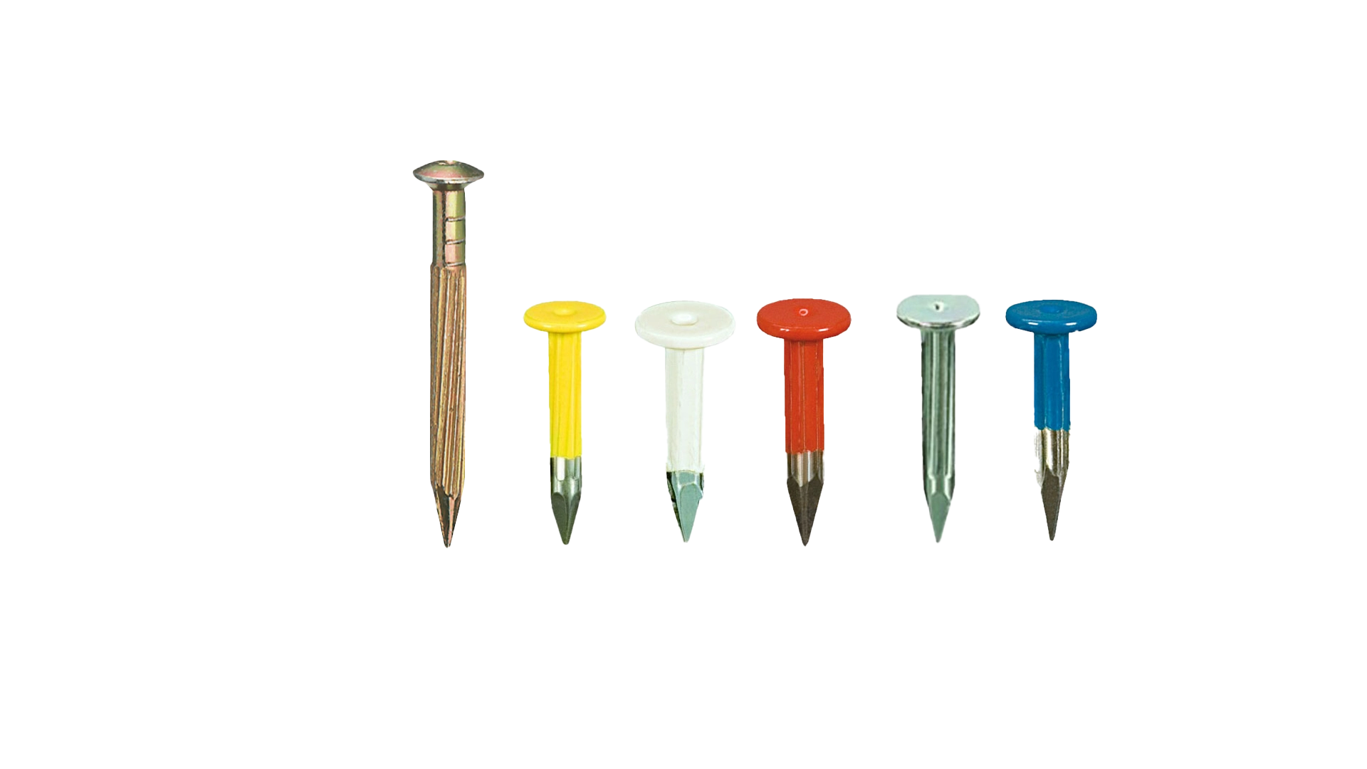 Pregos de sinalização topográfica