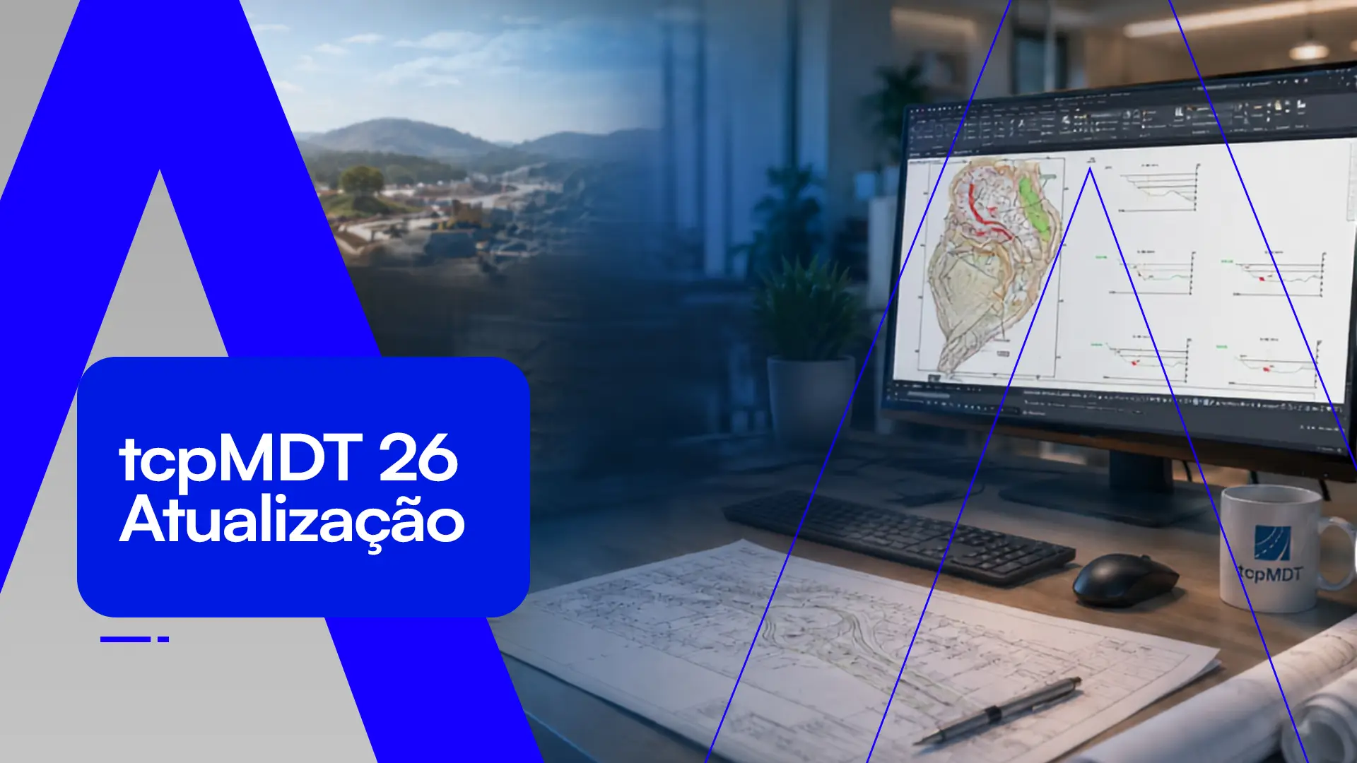 tcpMDT 26: a aplitop atualiza o seu software de topografia e engenharia civil