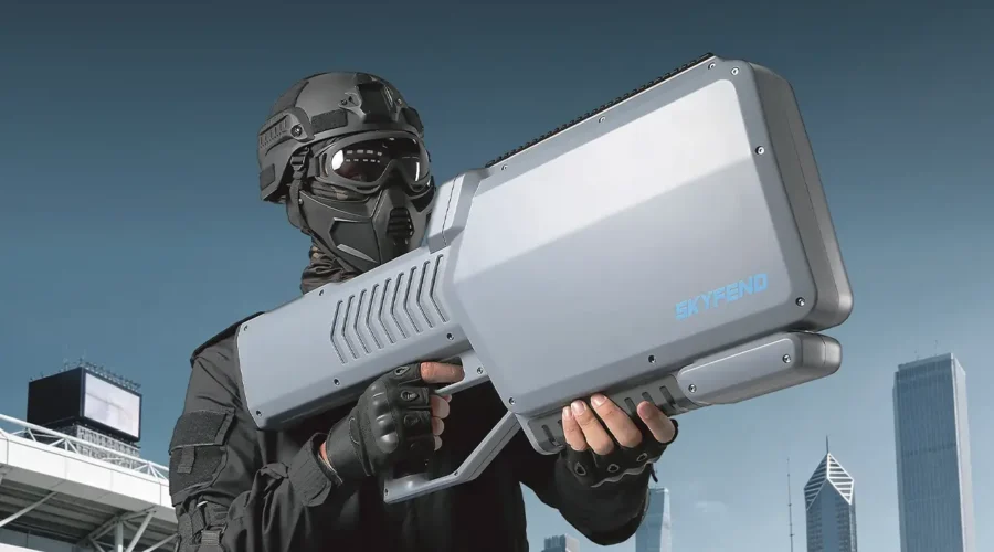 Hunter Pro — arma portátil de contramedidas RF contra drones
