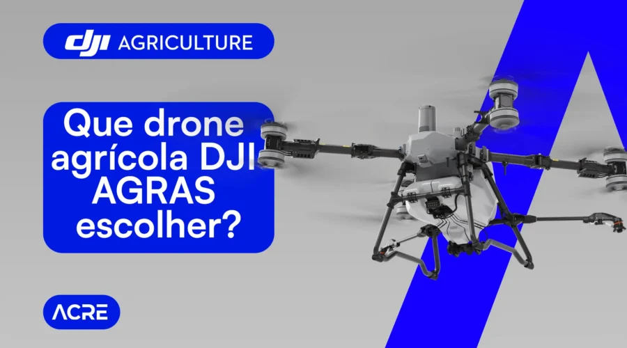 Que drone agrícola DJI AGRAS escolher