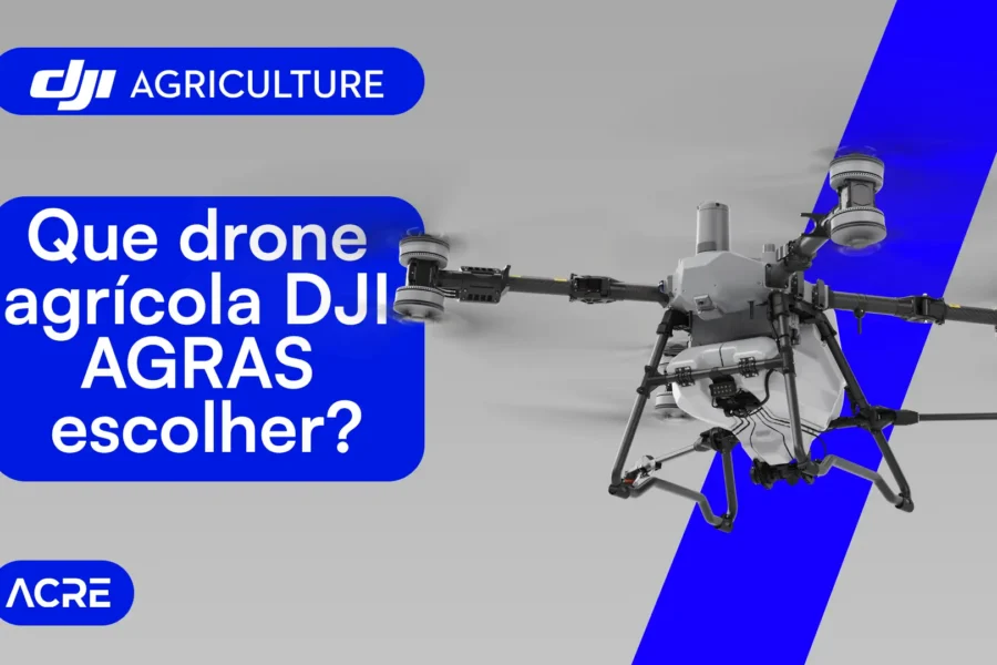 que drone agricola dji agras escolher