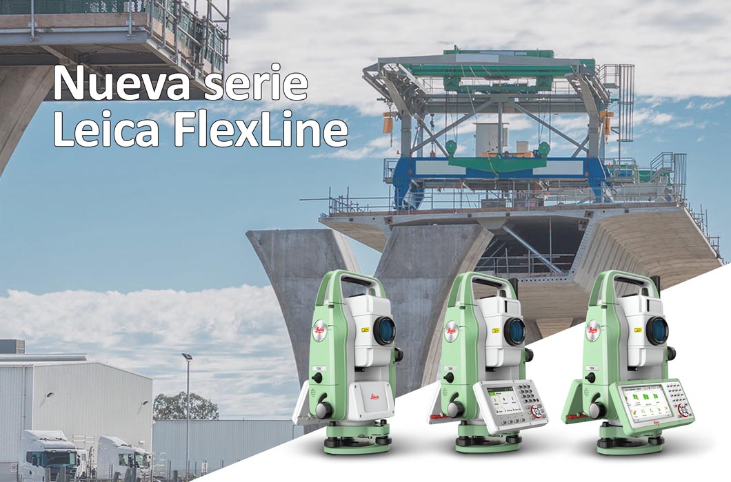 Nuevas estaciones totales manuales Leica Flexline TS03, TS07 y TS10
