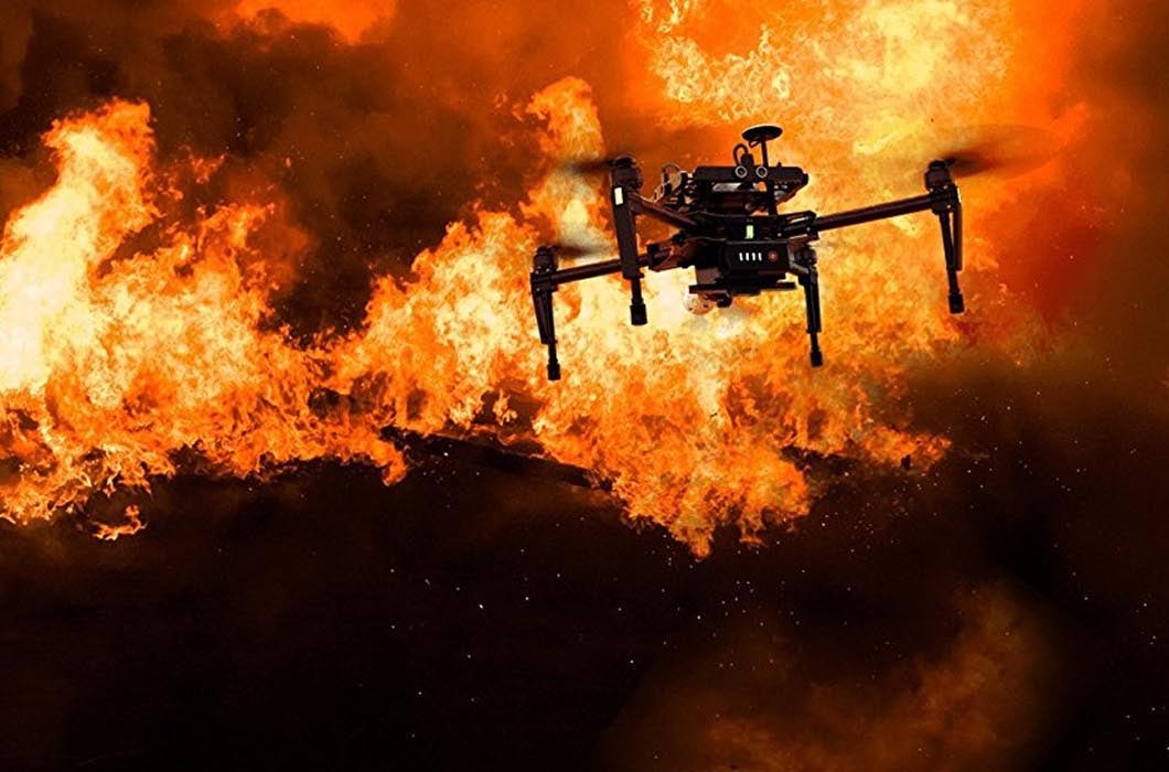 Los drones para incendios forestales