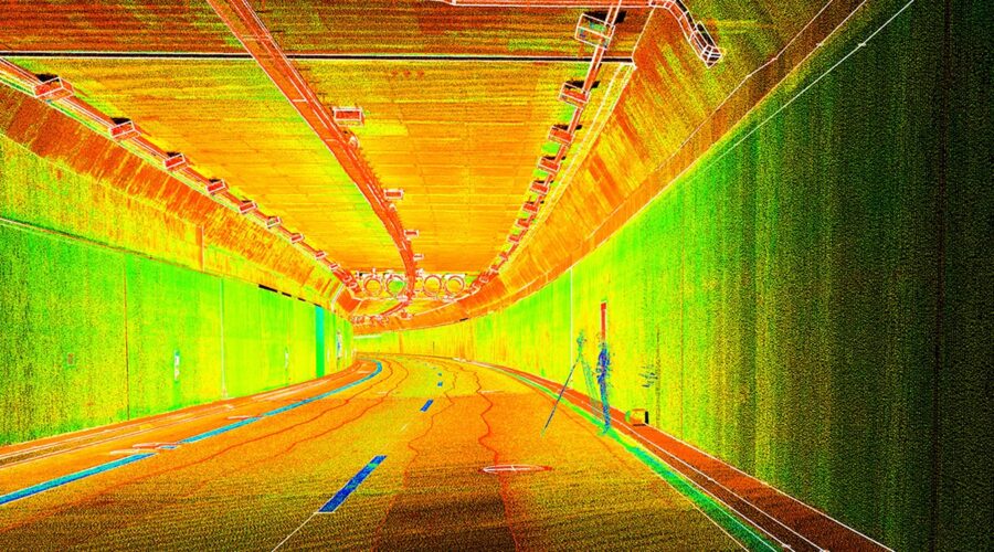 Mantenimiento y análisis de túneles con tecnología láser escáner