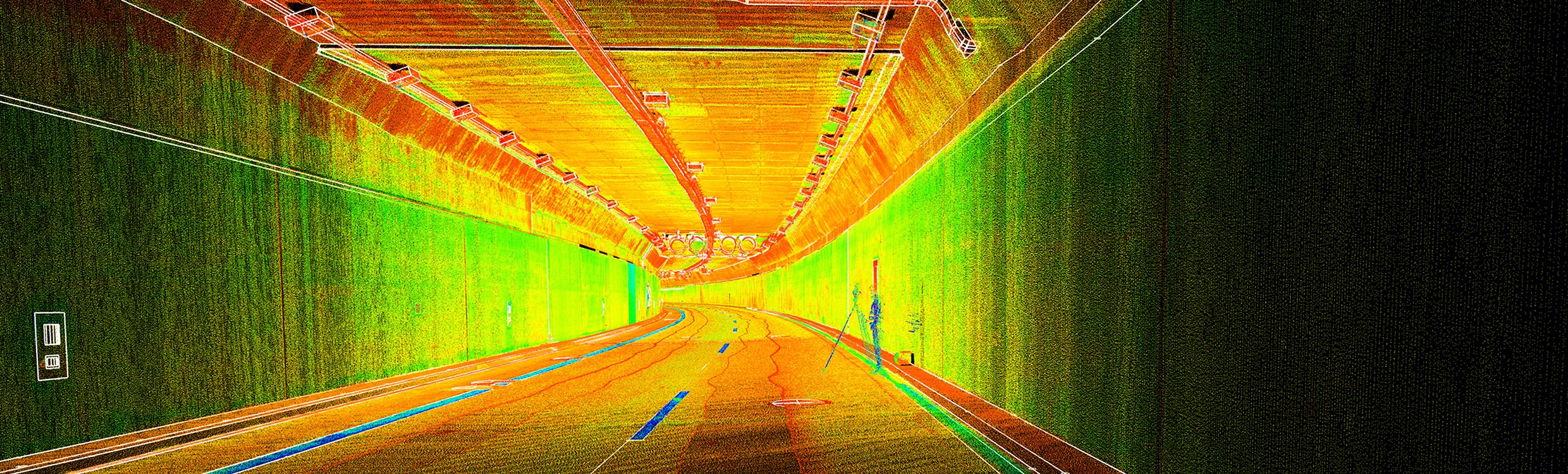 Mantenimiento y análisis de túneles con tecnología láser escáner