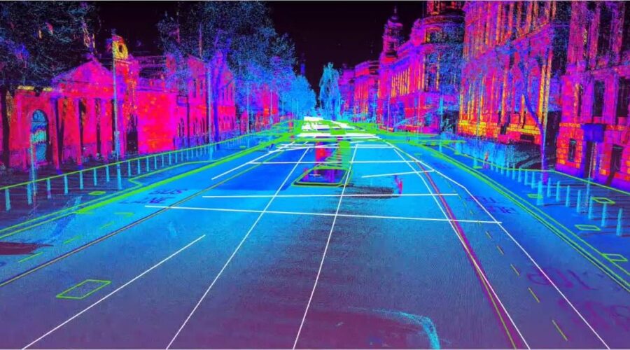 Tecnología Lidar scanner en obras de montes forestal