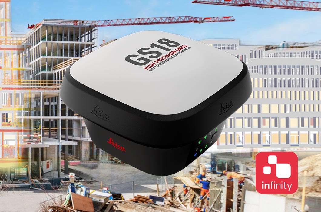 Leica Infinity V3.4 incluye soporte para la antena GS18 i