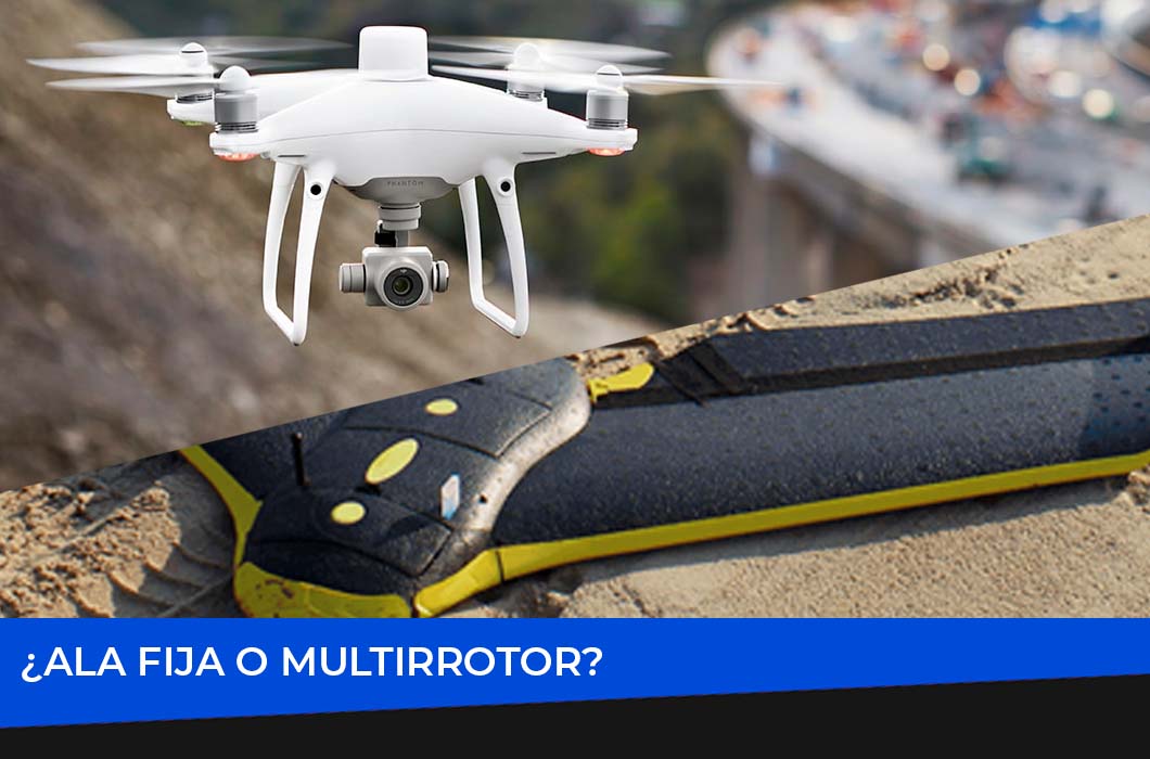Ala fija o multirrotor: ¿Qué dron debería elegir para la topografía aérea?