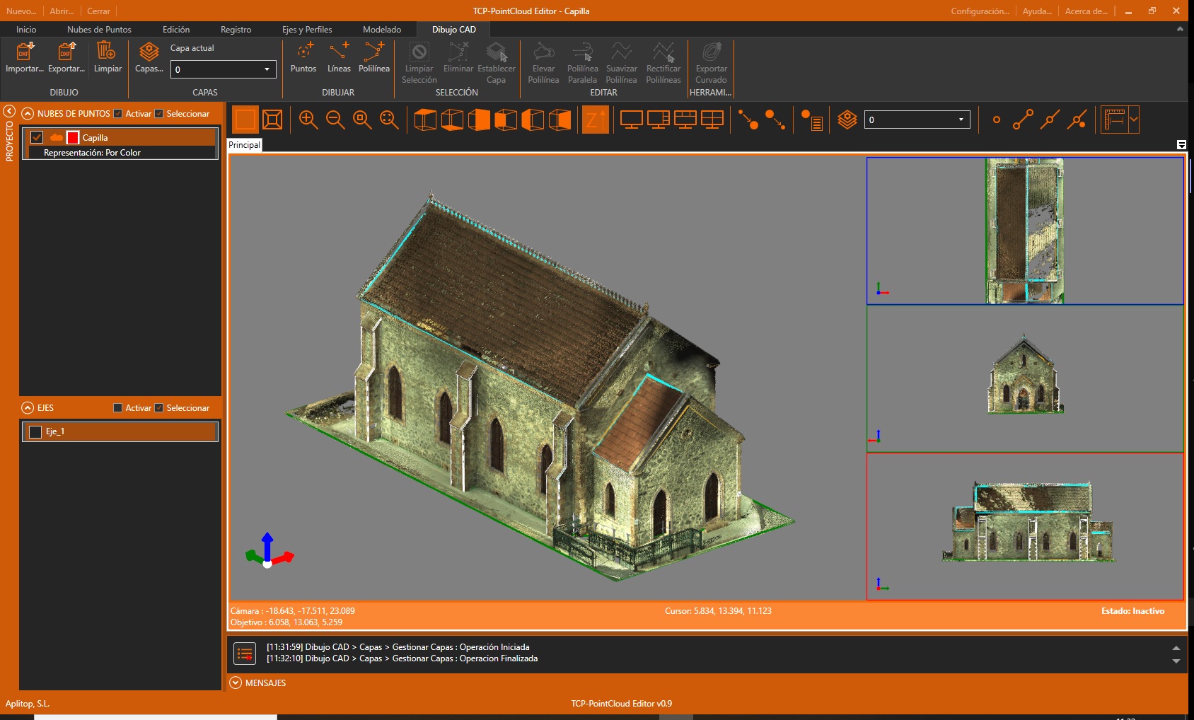 Software de edición de nubes de puntos Tcp PointCloud Editor