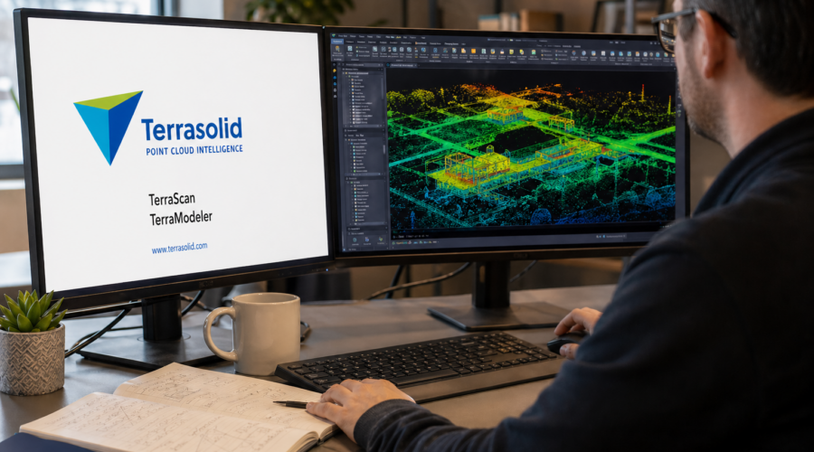 ACRE distribuidor de Terrasolid, software de fotogrametría para cartografía con dron