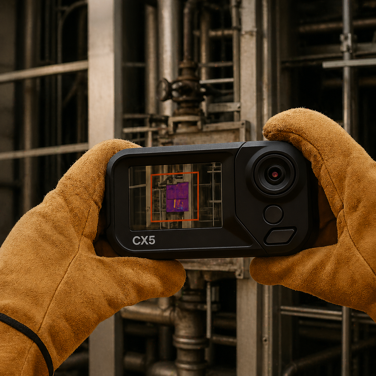 Teledyne FLIR presenta la Cx5, una nueva cámara termográfica de bolsillo para monitorear entornos peligrosos.