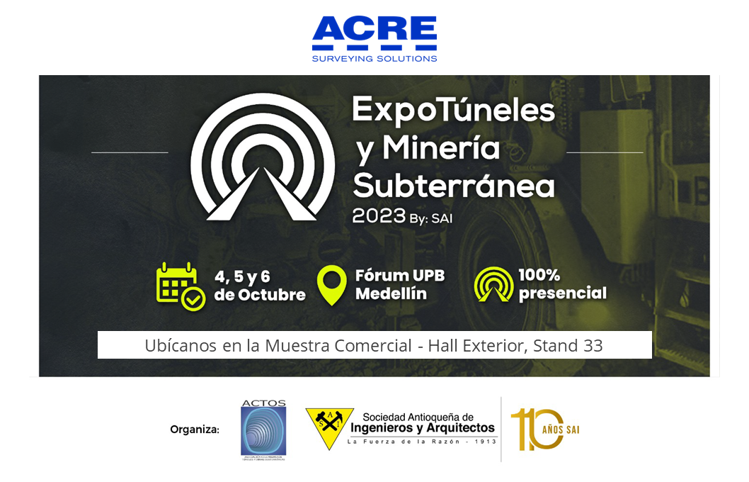 ExpoTúneles y Minería Subterránea 2023 by:SAI. Te contamos sobre nuestra participación