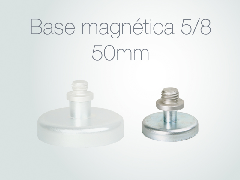 Base magnética con rosca 5/8 50mm