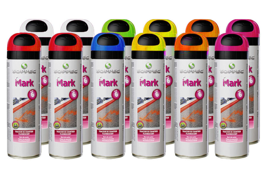 Spray pintura fluorescente S-MARK SOPPEC