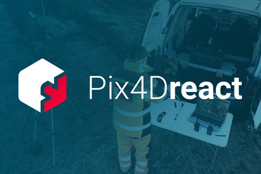 Pix4Dreact. Software de mapeado para emergencia