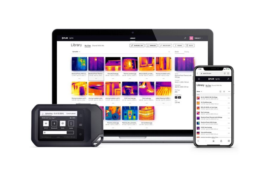 FLIR IGNITE™ Gestione y comparta imágenes térmicas desde la nube