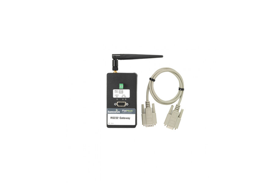 Puerta de enlace RS232 FlatMesh de Senceive