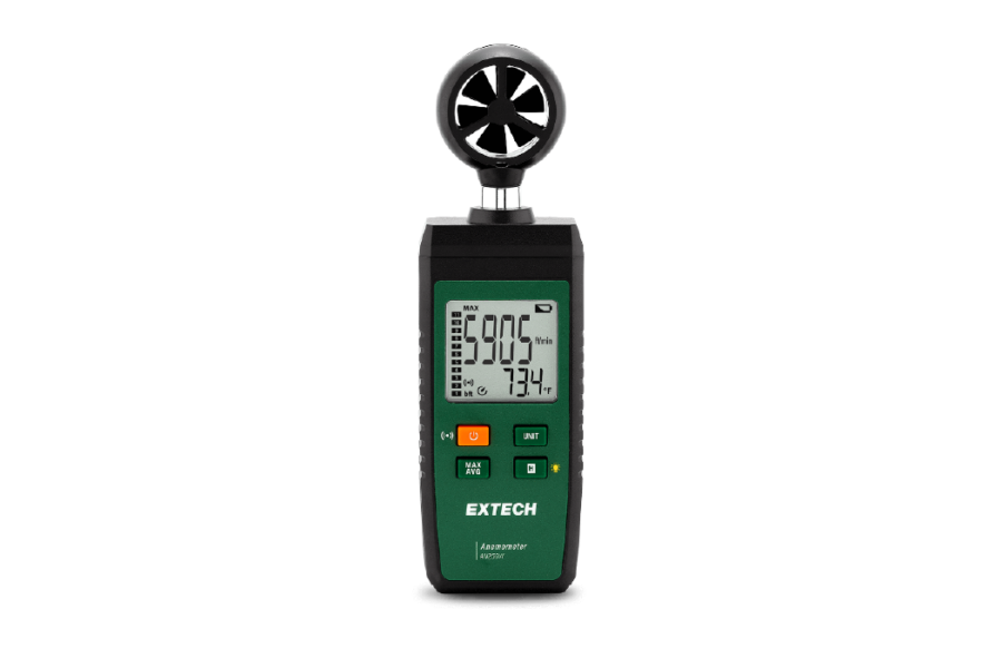Anemómetro con conectividad a la aplicación ExView®