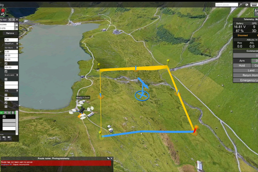 UgCS PRO software para levantamientos con dron