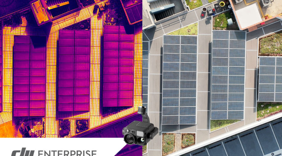 Zenmuse H30T para paneles solares: una solución precisa para la detección de fallas