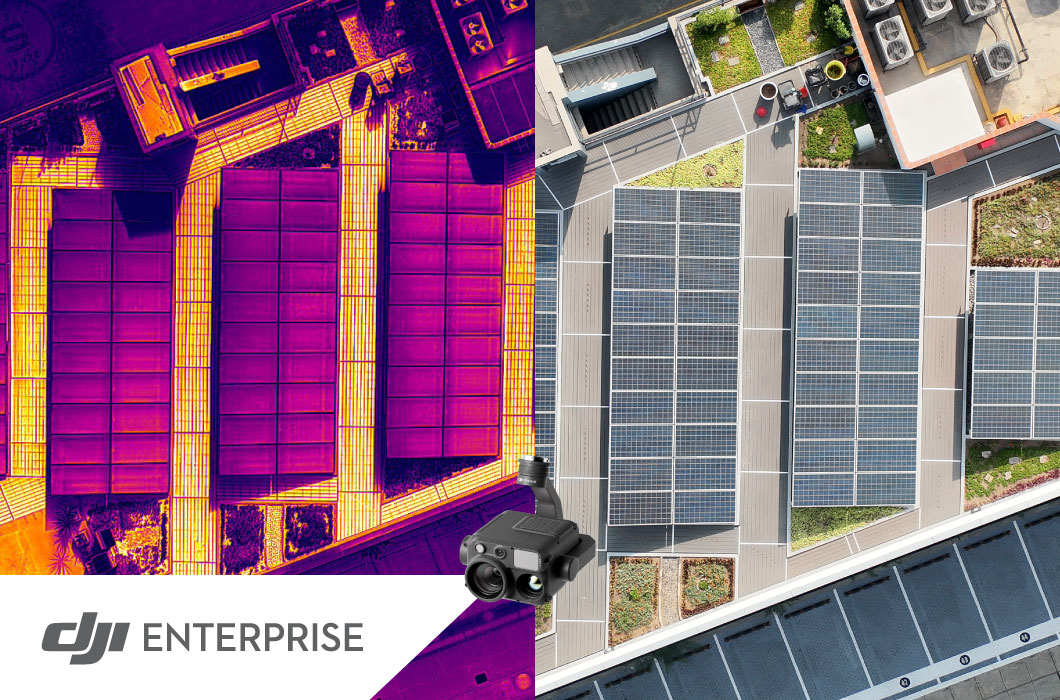 Zenmuse H30T para paneles solares: una solución precisa para la detección de fallas
