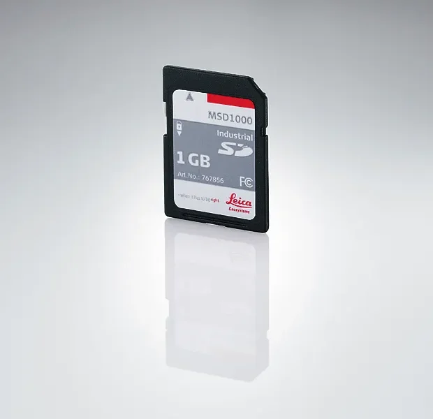 Tarjeta de memoria SD de 1GB de tipo industrial. MSD1000