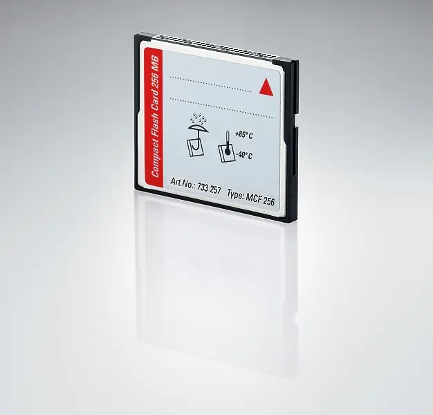 Tarjeta CompactFlash de 256 MB de tipo industrial. MCF256