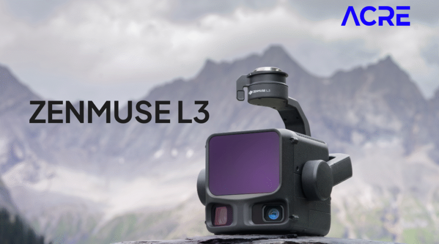 ACRE presenta el nuevo Zenmuse L3 de DJI: precisión LiDAR aérea sin límites