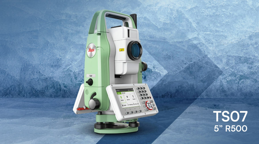 Pack Estación Total Leica TS07 5″ R500 con miniprisma