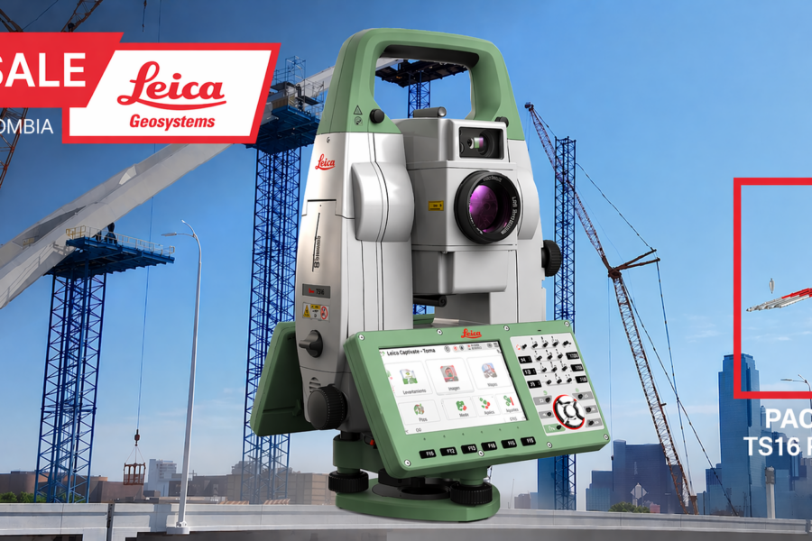 TS16 P 1" R500 R2M – Estación Total Robótica con CS20 y PowerSearch