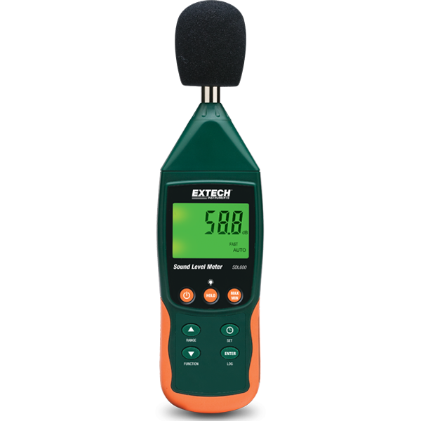 Medidor de Nivel de Sonido Extech SDL600 con Registro de Datos