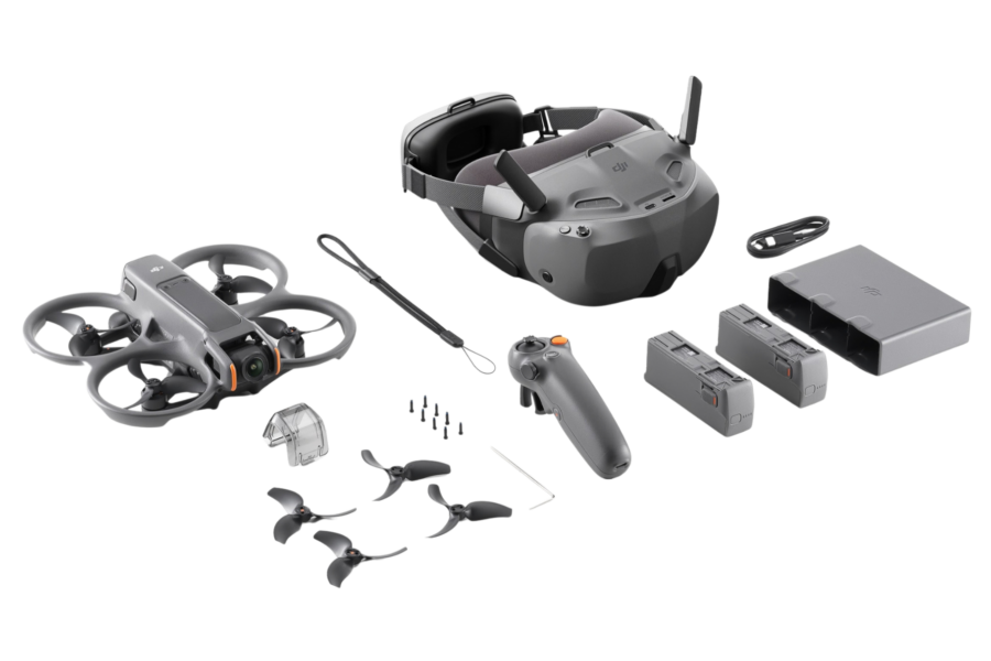 Dron DJI Avata 2 Fly More Combo (Tres Baterías) con Accesorios