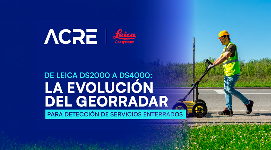 Georradar Leica DS4000: La evolución en la detección de servicios subterráneos 