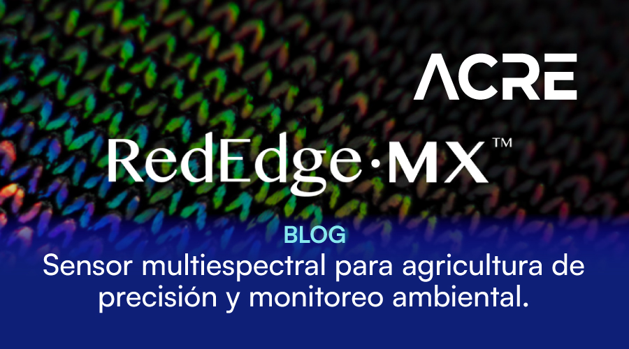 RedEdge-MX Sensor multiespectral para agricultura